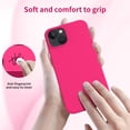 thumbnail image 2 of Compatible with iPhone 15 Plus Case with Screen Protector,Upgraded Liquid Silky Soft Silicone Cover,Fashionably Designed for Women and Girls,Protective Phone Case 6.7",Hot Pink, 2 of 6