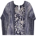 thumbnail image 2 of HAPPY BAY Women's Relaxed Fit Caftan Long Mumu Loungewear Dashiki House Dresses 2X-3X Navy Blue-O720, 2 of 4
