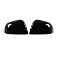 thumbnail image 2 of Bright Black Rearview Mirror Cover Side Door Mirror Cover Exterior Side Wing Mirror Cap for Model Y 2017-2023, 2 of 5
