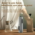 Qtmnekly Manual Coffee Grinder with Adjustable Setting Conical Burr