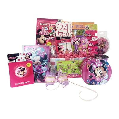 Minnie Mouse Themed Gift Basket for Kids with 10 Kuwait Ubuy