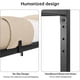 thumbnail image 5 of 14-pulgada sturdy metal tamaño completo-size marco de cama: heavy-duty steel slats, fácil montaje, noise-free, con almacenamiento, no necesita colchón base, negra, 5 of 7