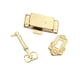 thumbnail image 1 of Cerradura para gabinete, 3 piezas, para cajón de escritorio, diseño antiguo, accesorios de herrajes para muebles Oro, 1 of 9