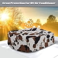 thumbnail image 2 of Housse de Climatiseur Imprimé Vache Compatible avec Remorque de Voyage Extérieure Protection AC pour Toit de Voyage Facile à Installer, 2 of 7