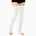 thumbnail image 5 of AUNVITO Women's Stretchable Knitted Leg Warmers Over Knee Long Sock Cover for All Seasons Casual and Cozy Style, 5 of 7