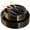 150pcs Black and Gold Plastic Dinnerware Set, variant on 350pcs Christmas Disposable Dinnerware Set, Plastic Plates with Christmas Tree Design, Gold Plastic Cutlery, Cups, Party Supplies for 50 Guests