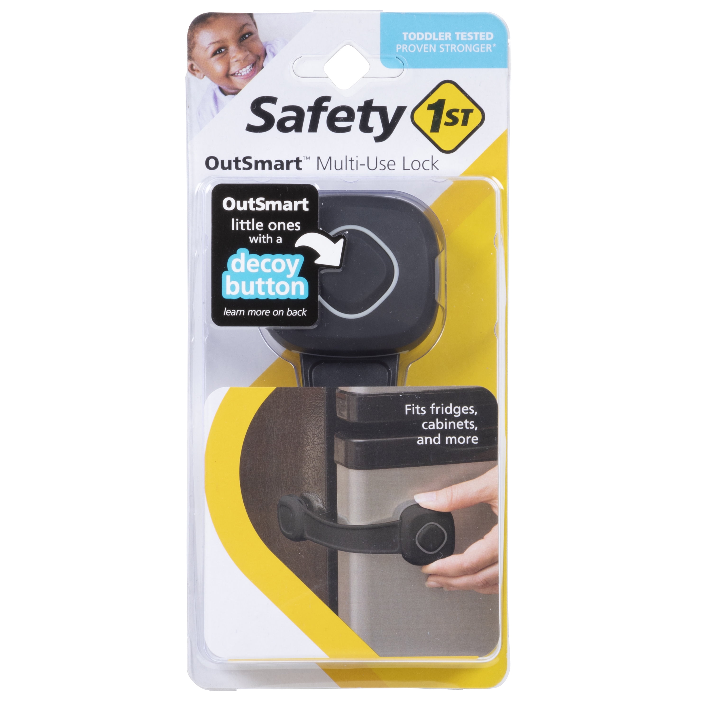 Safety 1ˢᵗ OutSmart Multi-Use Lock (Black), Black