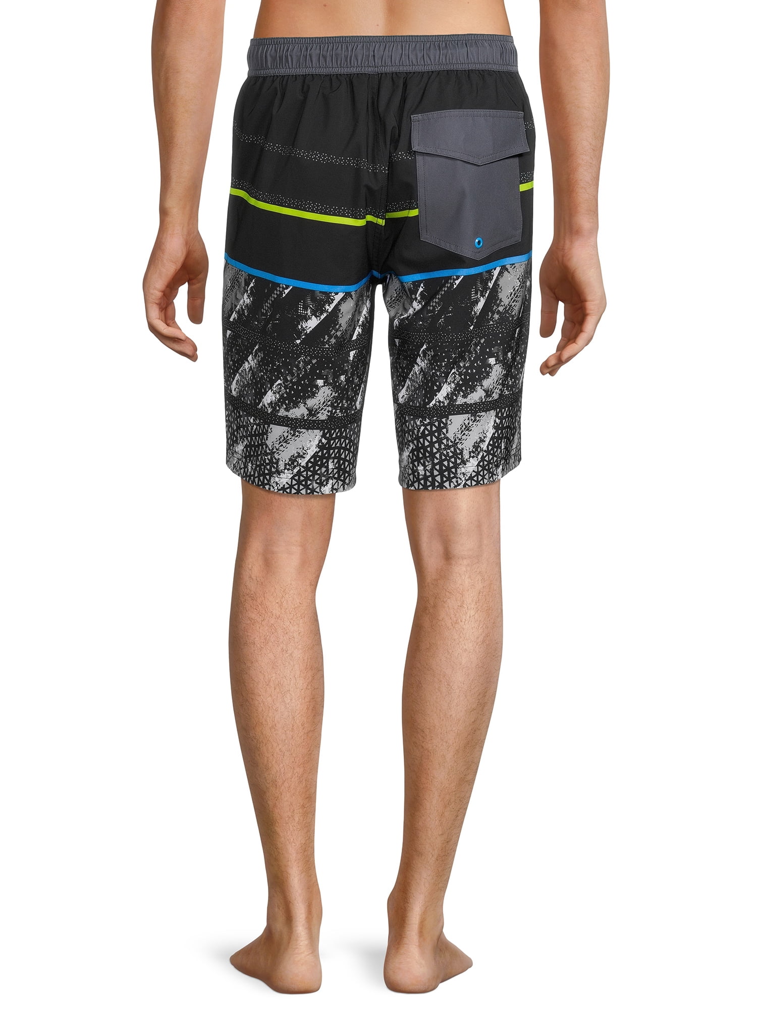 George Men's and Big Men's E-Board Swim Trunks with UPF 50+, 9" Inseam, Sizes S-3XL