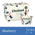 thumbnail image 2 of Chobani Non-Fat Greek Yogurt, Blueberry on the Bottom, 5.3 oz Cup, 4 Pack, 2 of 14