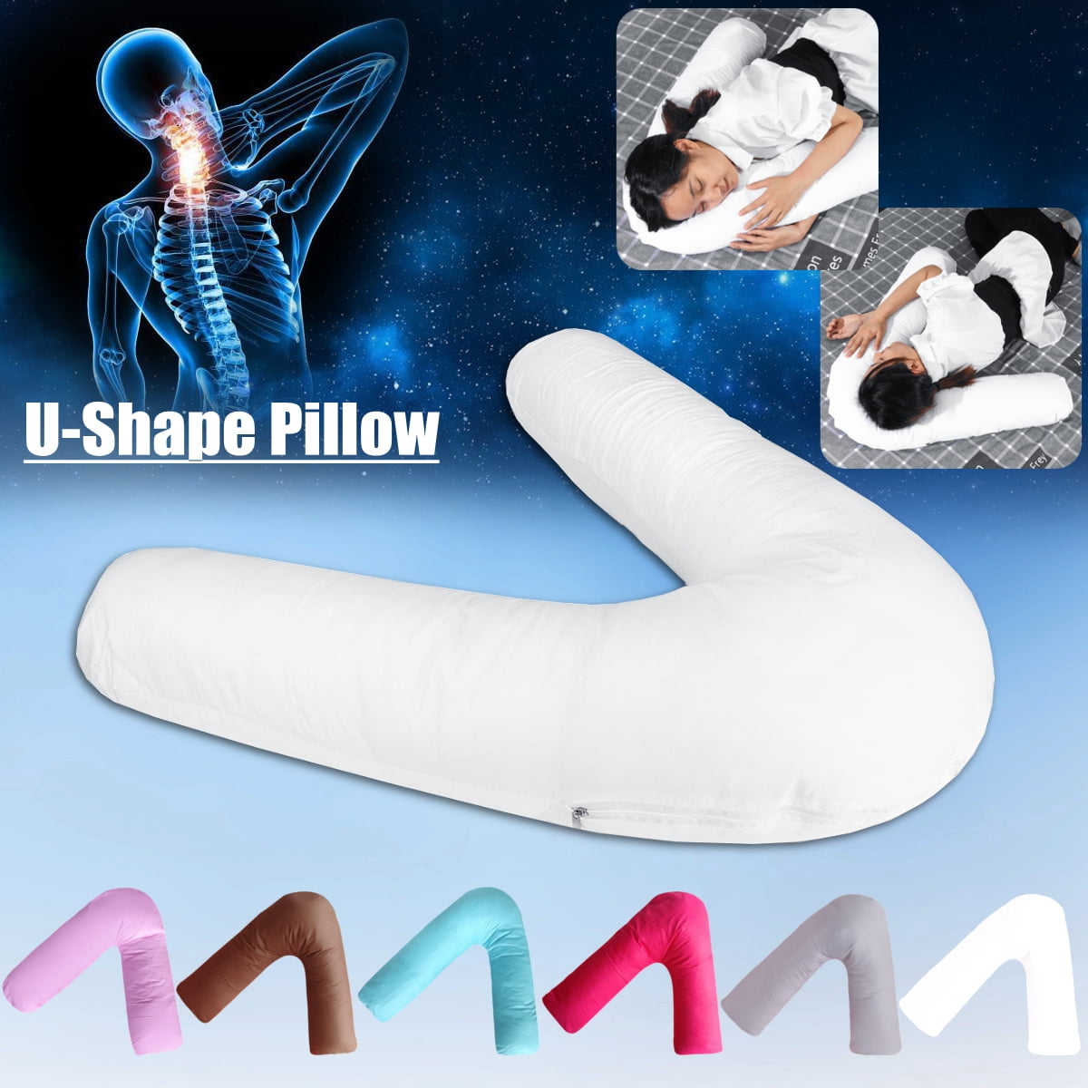 Health Care Pillow Hold Neck Spine Protection Side Sleeper Pillows Neck