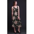 thumbnail image 2 of Bimba Robe Midi d'Été Imprimée à Fleurs pour Femmes Col en V Tenue de Vacances-Petite, 2 of 5