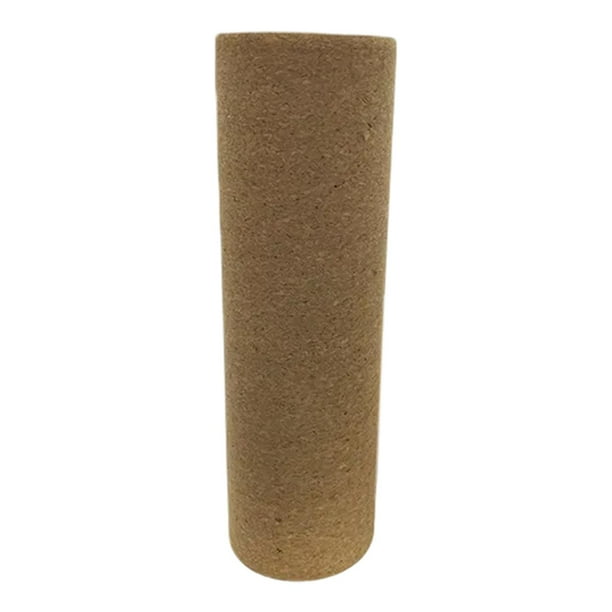 Rodillo de corcho para ejercicios de fitness, masaje muscular, entrenamiento deportivo, pilates. 10 cm x 33 cm