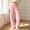 Pink, variant on Women's Plaid Pajama Pants Comfy Lounge Pant Straight Leg Elastic Waist Sleep Bottoms Fall Winter Cozy Lady Sleepwear