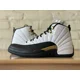 thumbnail image 3 of Ni - ke Ni - ke Air Jordan Retro XII 12 Royalty Taxi White Gold Black Men Sz 10 CT8013-170, 3 of 5