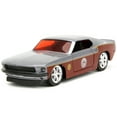 thumbnail image 2 of 1969 Ford Mustang Silver Met. and Dark Red and Star Lord Figure "Marvel Guardians of the Galaxy" 1/32 Diecast Model Car by Jada, 2 of 8
