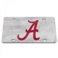 thumbnail image 1 of Alabama Flying A Silver Laser License Plate, 1 of 2