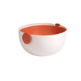 thumbnail image 1 of Yuarrent Escurridor de frutas, colador de de verduras de doble capa, colador de cocina para el hogar, contenedor con mango reutilizable Almacenamiento y organización del hogar Blanco Naranja Yuarrent HA065309-01B, 1 of 6