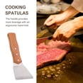 thumbnail image 3 of Voiceine 1pc Griddle Scraper Wooden Handle Vinyl Film Wall Paper Scraper Squeegee Tool, 3 of 11