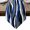 Blue, variant on Blue Black Stripes Table Runner Linen Burlap Table Runner 72 Inches Long Modern Abstract Ombre Grey White Lines Dresser Scarves for Kitchen Island Coffee Dining Party Wedding Holiday Decor 14"x72"