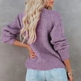 thumbnail image 3 of Cardigan à Manches Longues pour Femmes Décontracté Patchwork Léopard Chandail Tricoté à Manches Longues Col en V Manteau Long pour Femmes Chandail Tricoté pour Femmes Long Cardigan pour Femmes, 3 of 8