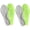 Green, variant on Insoles for Women Man, Soft Memory Foam, Anti-Fatigue & Shock Absorption, Breathable Arch Support Inserts, 2 Pair