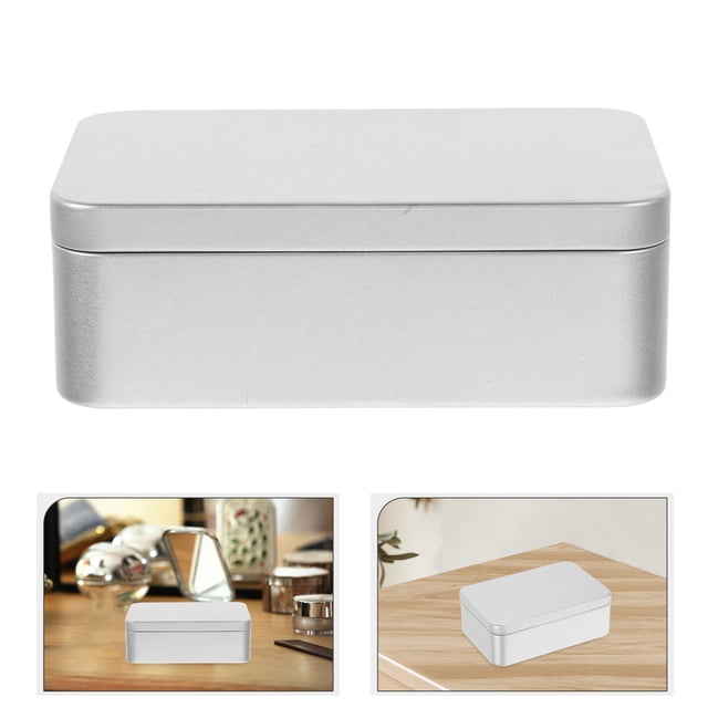 Greenadscape Organizador Portátil De Hojalata Para Herramientas Y Accesorios De Color Plata