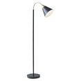 thumbnail image 1 of INK+IVY Beacon 60" Mid-Century Metal Floor Lamp in Matte Black/Gold, 1 of 7