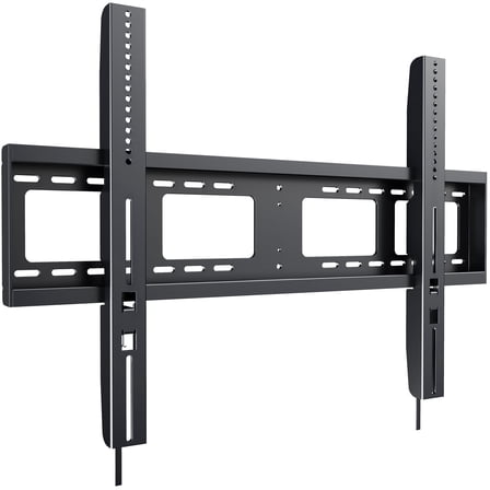 MountLiving Heavy Duty Fixed TV Mount for 42 to 120 inch Flat TVs, Low Profile TV Wall Mount Holds 200 lbs, Max VESA 800x600, Fits 16"/18"/32" Studs