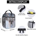 thumbnail image 6 of Insulated Lunch Box for Women Men, Reindeer Lunch Box Reusable Portable Lunch Bag Cooler Tote Waterproof Lunch Container for Office Picnic Work Travel Hiking, 6 of 7
