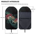 thumbnail image 7 of KUIFORTI Waterproof Car Seat Towel Cover, for Gym Workout Beach Hiking, Non-Slip Washable Universal Fit, Fits Cars, SUVs, Trucks, Turtle Floral Print Front Seat Protector, 7 of 7