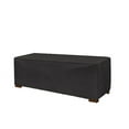 thumbnail image 5 of Medium Slim Outdoor Ottoman or Coffee Table Cover - Outdoor Square Table Covers - Patio Ottoman Washable - Heavy Duty Furniture 42" Black, 5 of 6