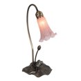 thumbnail image 7 of 16" High Pink Tiffany Pond Lily Accent Lamp, 7 of 7