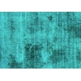 thumbnail image 1 of Ahgly Company Indoor Rectangle Abstract Turquoise Blue Modern Area Rugs, 8' x 12', 1 of 4
