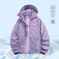 thumbnail image 7 of cocolona Womens UPF 50+ Sun Protection Jackets Long Sleeve Hooded Zipper Outwear Solid Color Outdoor Hiking Workout Tops, 7 of 7