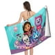 thumbnail image 4 of Casa de Muñecas de Gabby Toalla de playa de secado rápido con diseño temático, regalo para mujeres y niñas, ideal para cumpleaños, fans, amantes de la música, uso en la playa o al aire libre,78*180cm, 4 of 6