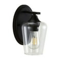 thumbnail image 5 of JONATHAN Y Jayne 6" 1-Light Iron/Glass Cottage Rustic LED Vanity Light, Oil Rubbed Bronze, 5 of 7