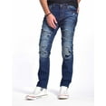 thumbnail image 4 of RING OF FIRE Men's Five Pockets Moto Slim Fit Stretch Jeans Size 30 to 38, 4 of 10