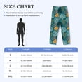 thumbnail image 4 of Naloa Tropical Leaves Pajama Pants Men, PJ Bottoms, Sleep & Lounge Pants-XX-Large, 4 of 6
