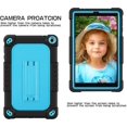 thumbnail image 2 of Kebiory for Walmart Onn 8 Inch Gen 3 2022 (Model:100071483) Tablet Case,Shockproof Kids Friendly Shoulder Strap Cover Case Built-in Kickstand for Walmart Onn 8 Inch 3nd Gen 2022 Tablet(Black+Blue), 2 of 6