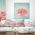 thumbnail image 4 of Designart Pink Tulips in Vase Photography - Floral Throw Pillow - 18x18, 4 of 5