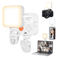 thumbnail image 4 of LED Pocket Light Portable Rechargeable Mini Fill Light for Video Recording Makeup Camera Laptop Selfie Light,B,1 x Selfie Light 1 x USB Cable 1 x Clip,White, 4 of 9