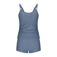 thumbnail image 7 of Breezora Women's Tankini Swim Set Modest Slimming Two Piece High Waisted Shorts Bathing Suit for Summer, 7 of 7