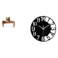 thumbnail image 1 of Soporte Creativo Para Papel Higiénico Con Forma De Búho, Organizador De Toallas, Fácil Instalación, Dispensador De Rollos De Dibujos Animados, Reloj De Pared Silencioso Decorativo De, 1 of 8