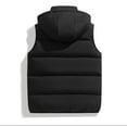 thumbnail image 4 of Wutalume Men's Casual Loose Color-Blocked Cotton Warm Jacket with Detachable Cap, Sleeveless Vest Style for Men, Versatile for Outdoor Adventures and Casual Fashion,Black 4XL, 4 of 4