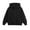 Black, variant on Utlike Girls Jacket Hooded Zip Up Jacket Lightweight outerwear Casual Pullover Coat For Teens Youth Autumn Winter Fashion Comfort Fit Top For Daily Wear Size 5 Years-6 Years