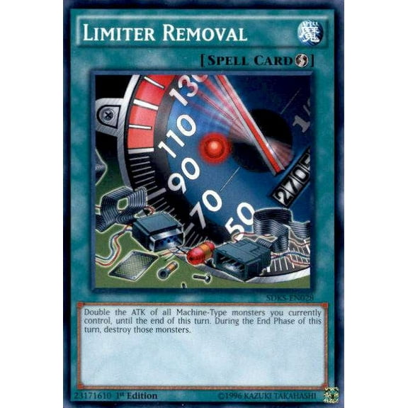 YuGiOh Seto Kaiba Structure Deck Common Limiter Removal SDKS-EN028