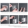 thumbnail image 4 of Becaristey Automatic Toothpaste Dispenser Wall Mount Toothpaste Squeezer Bathroom Dust -Proof Traceless Sticky Toothpaste Squeezer 6*7*11cm 1Set, 4 of 6