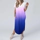 thumbnail image 4 of Vestido de Manga Corta para las Mujeres, Vestido Casual de Cuello en V de Bolsillo de Impresión de Moda Sexy Hecho de Poliéster Ligero para el Verano, Vestido de Verano para las Mujeres, 4 of 6