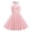 Pink, variant on Girls 50s Vintage Polka Dot Vintage Swing Dress 1950s Rockabilly Audrey Hepburn Prom Tea Party Dresss
