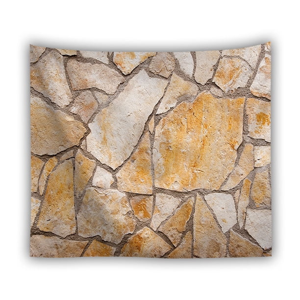 Tapiz estético de pared de madera y mármol, 150 x 150 cm, microtela